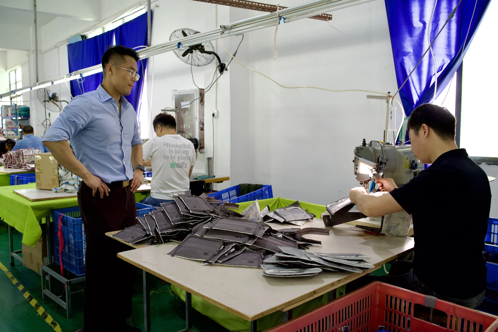 OEM bag production line for European brand orders