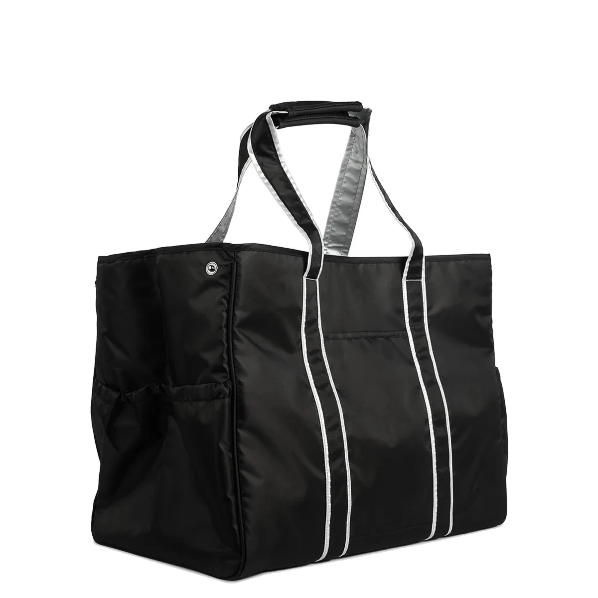 Custom sling / midnight black — bag sample developed and produced by ProtoBag Studio