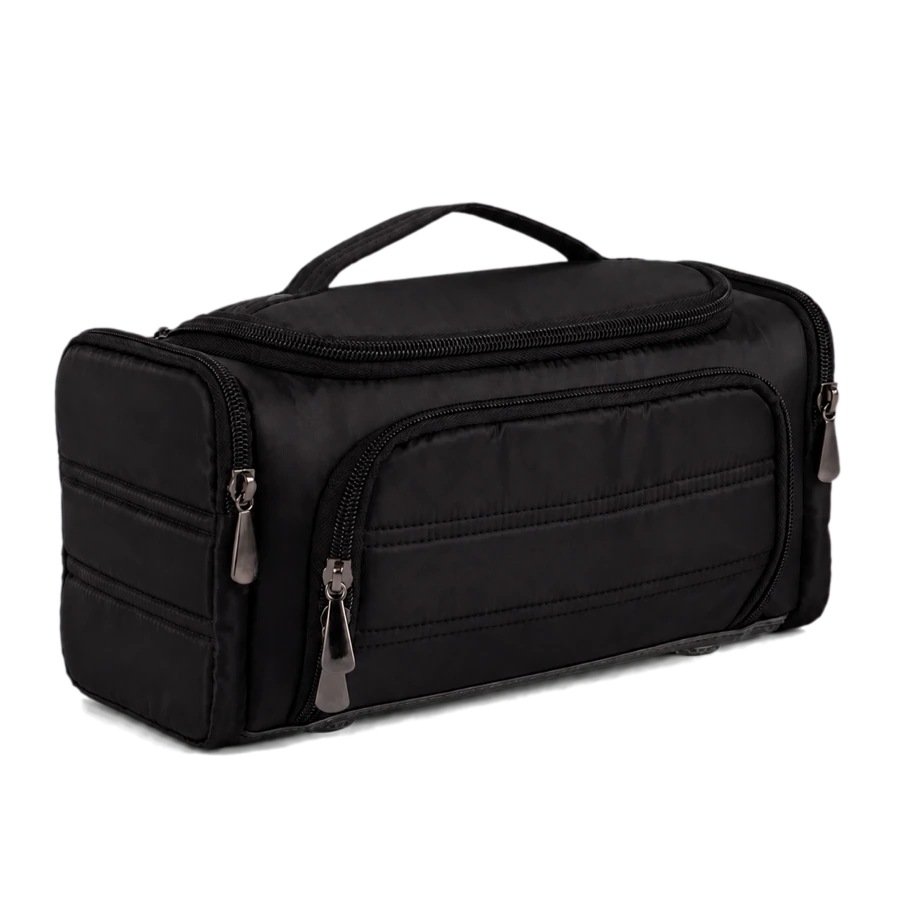 Custom utility organizer / black — bag sample developed and produced by ProtoBag Studio