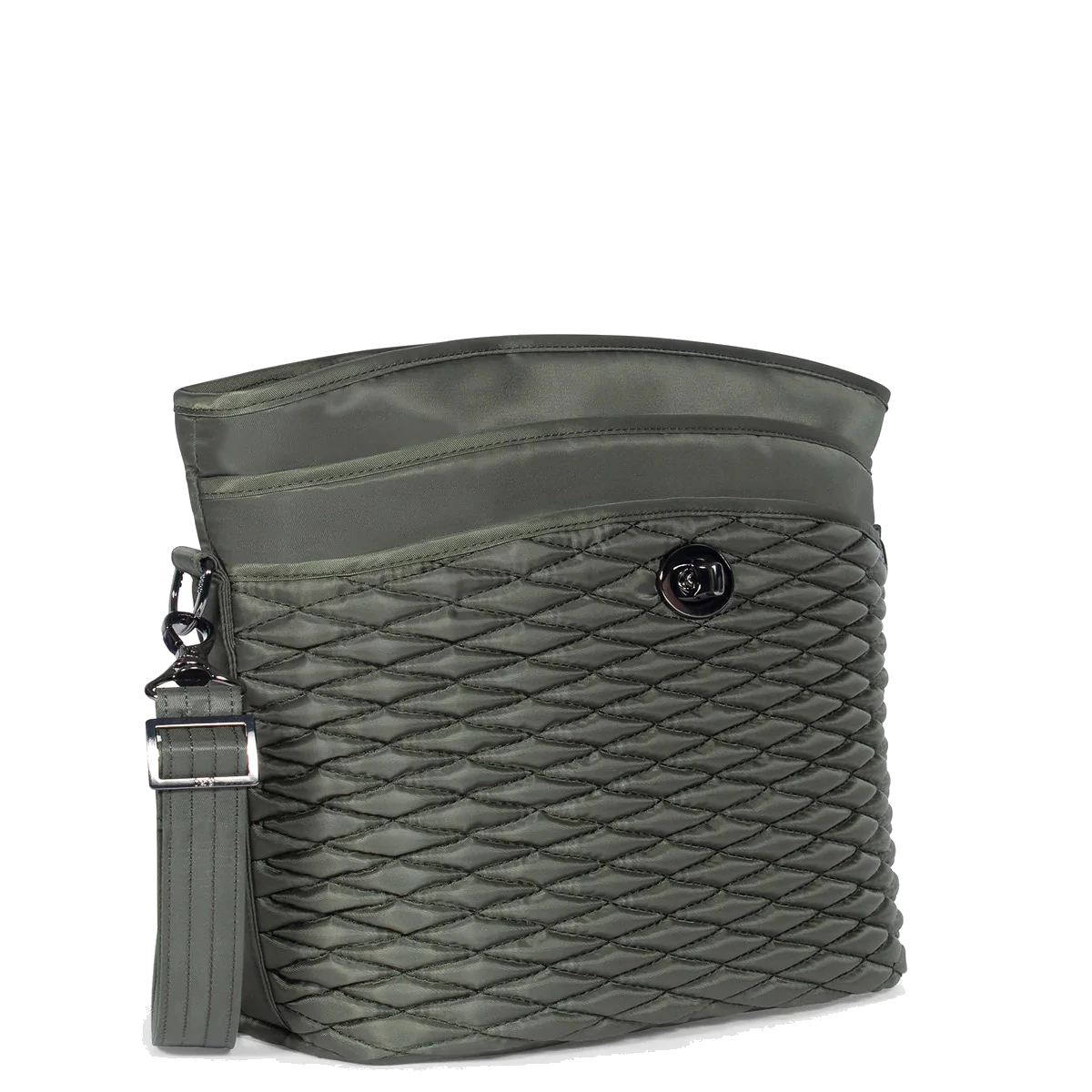 Custom backpack / olive green — bag sample developed and produced by ProtoBag Studio