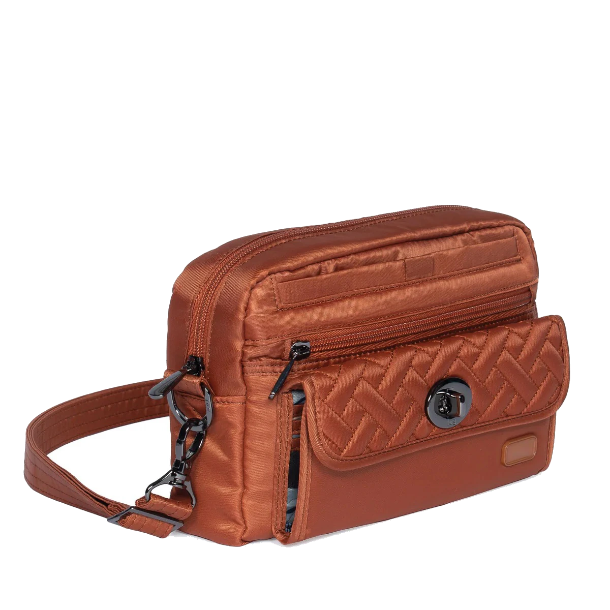 Custom sling / copper brown — bag sample developed and produced by ProtoBag Studio