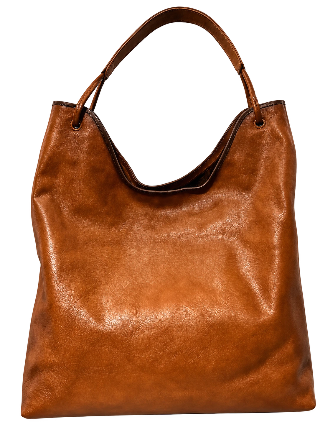 Logo Ready soft leather shoulder tote reference